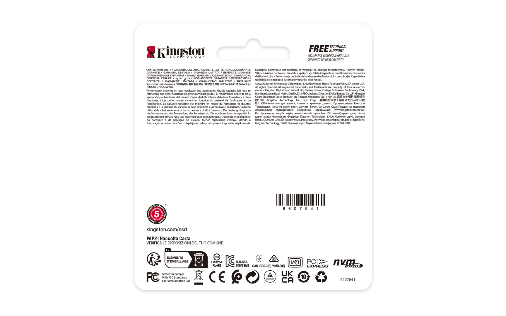 Kingston DYSK SSD 2000G NV3 M.2 2230 PCIe 4.0 NVMe