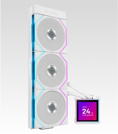 Lian Li HydroShift II LCD-S 360 TL Procesor Zestaw do chłodzenia płynami 12 cm 1 szt.
