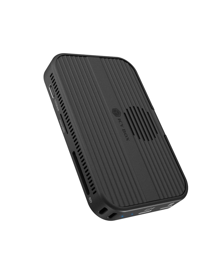 ICY BOX IB-DK4071M-CU31 USB 3.2 Gen 2 (3.1 Gen 1) Type-C Czarny