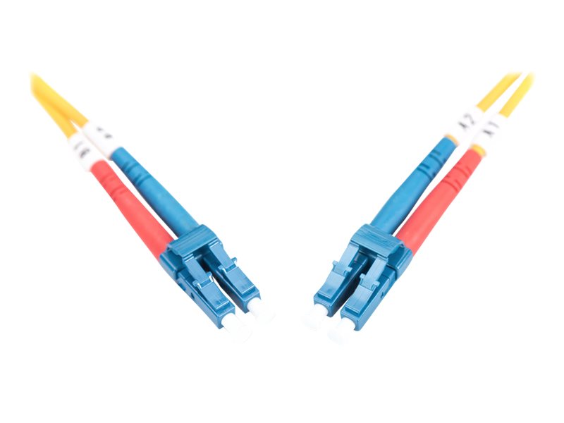 Patchcord FO Singlemode 09/125 OS2 LC-LC duplex 5m Żółty