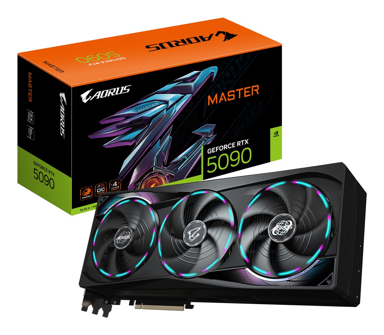 Karta graficzna Gigabyte GeForce RTX 5090 AORUS MASTER 32GB