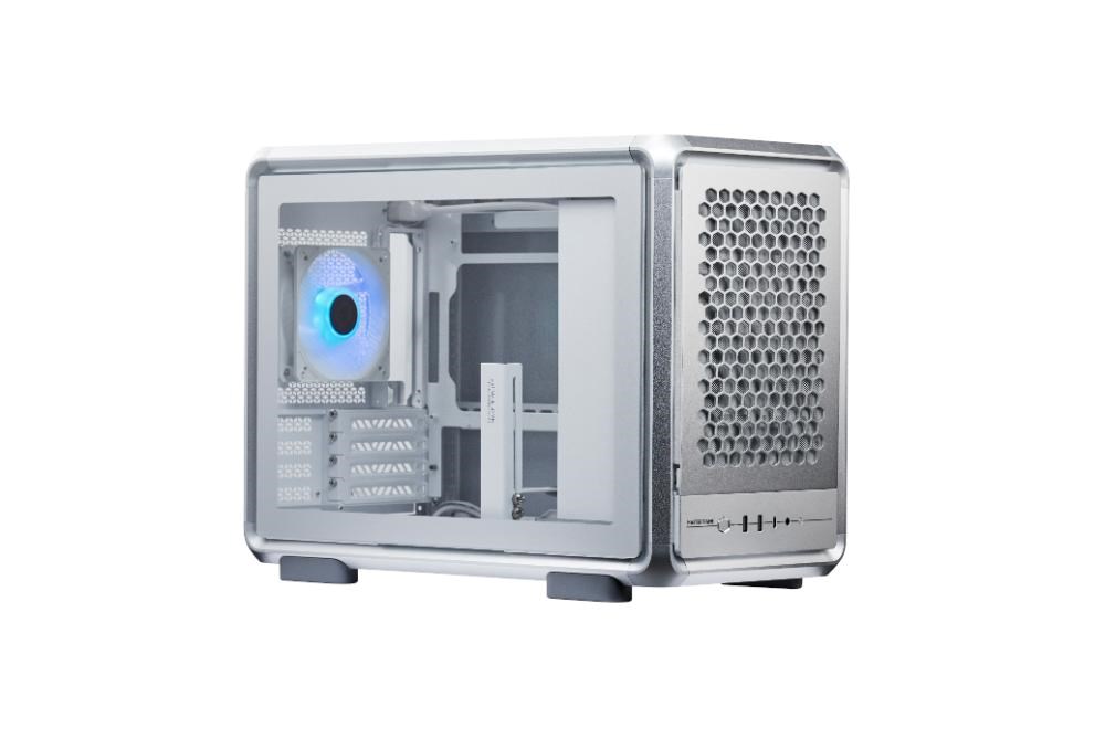 Cooler Master MF400M-SHNN-S00 MasterFrame 400 Mesh Silver, mATX, USB 3.2 Gen 2x2 Type-C, Window