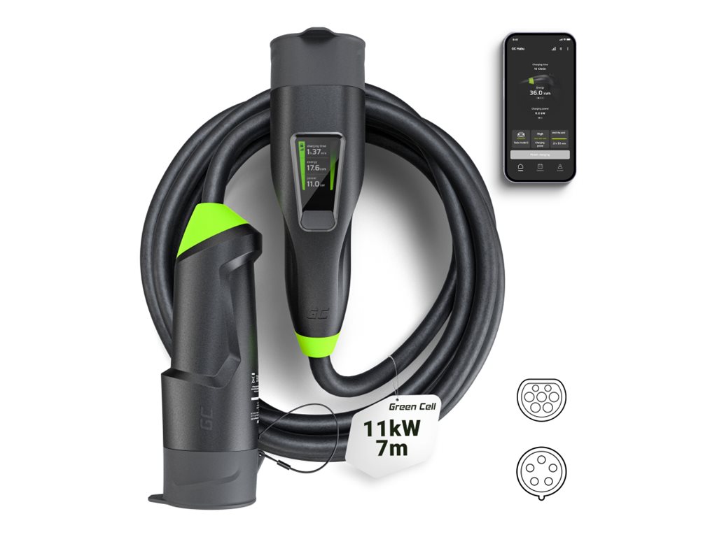 Ładowarka mobilna EV 11kW, 7m, Typ 2 CEE