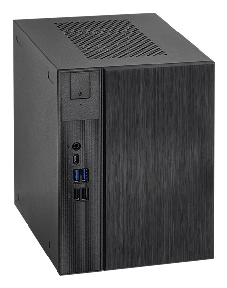 Asrock DeskMeet X300 PC o pojemności 8L Czarny AMD X300 Socket AM4