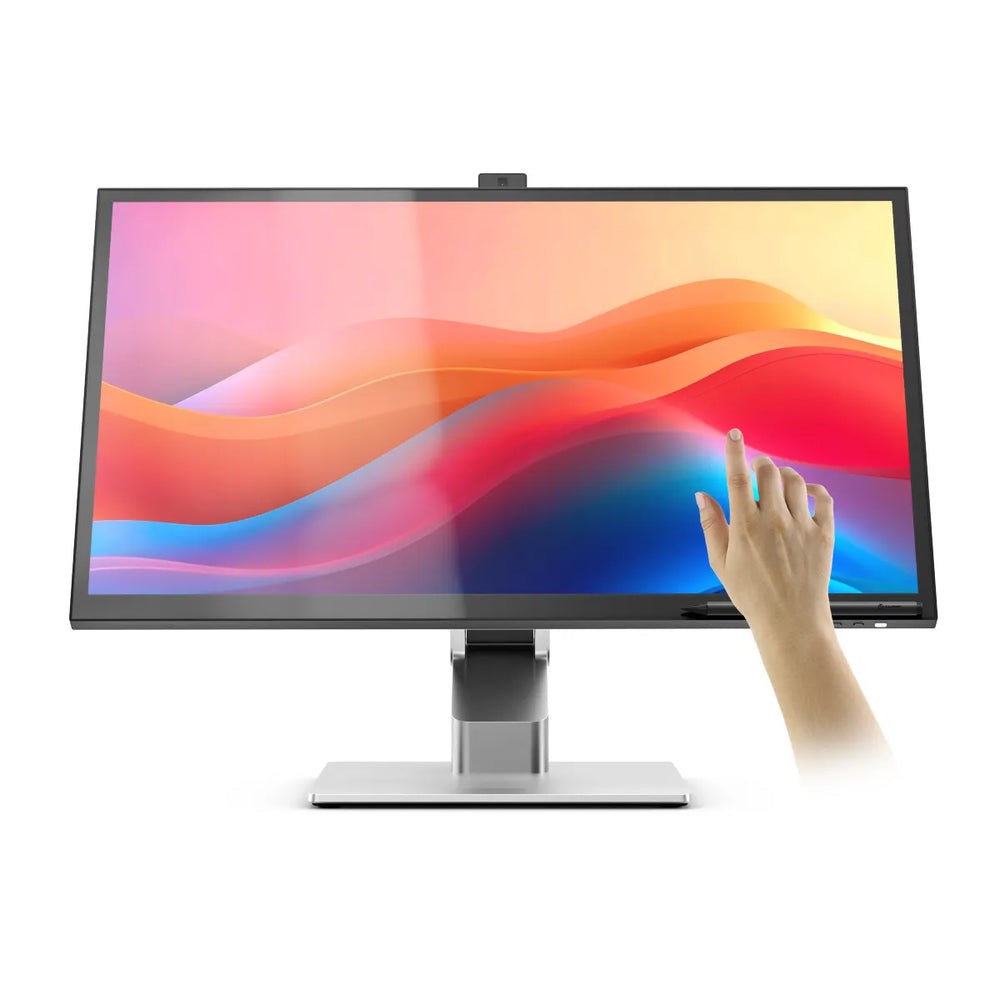 ALOGIC Clarity Fold Touch monitor komputerowy 68,6 cm (27") 3840 x 2160 px 4K Ultra HD Ekran dotykowy Czarny, Srebrny