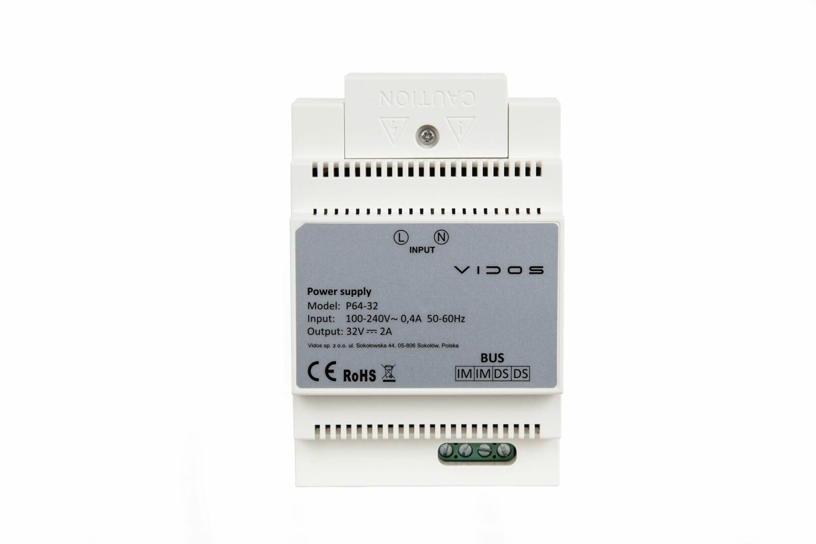 Zasilacz VIDOS 2IP P64-32