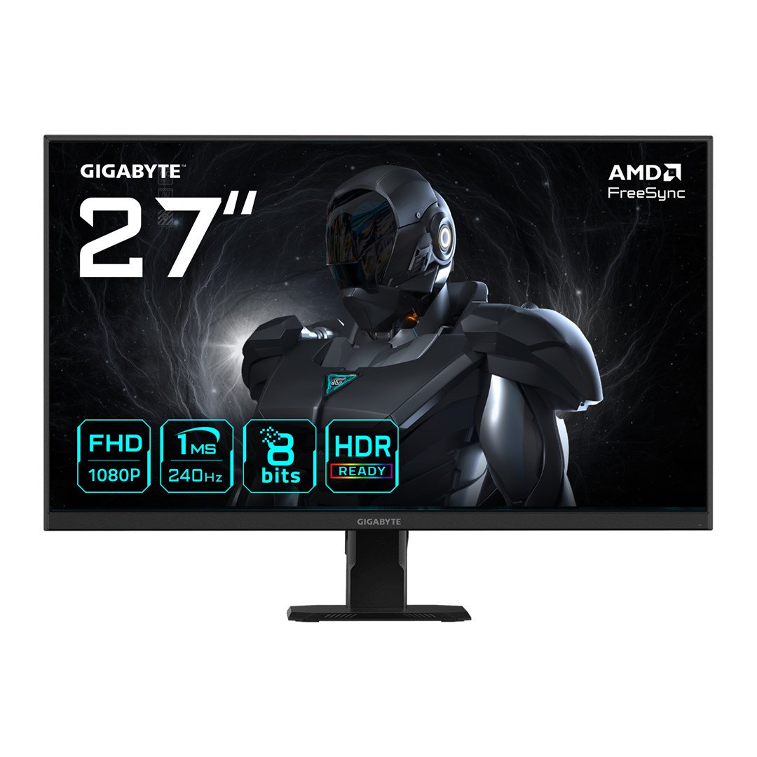 GIGABYTE GS27F2 monitor komputerowy 68,6 cm (27") 1920 x 1080 px Full HD LCD Czarny