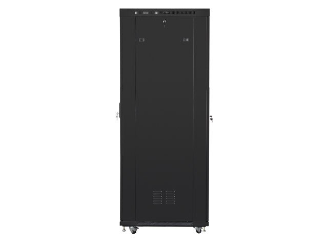 LANBERG SZAFA STOJĄCA RACK 19" 27U 800X1000 DRZWI PERFOROWANE LCD CZARNA FF01-8027-23BL (FLAT PACK)
