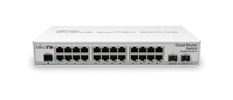 Switch Mikrotik CRS326-24G-2S+IN 26p Managed Gigabit/10G
