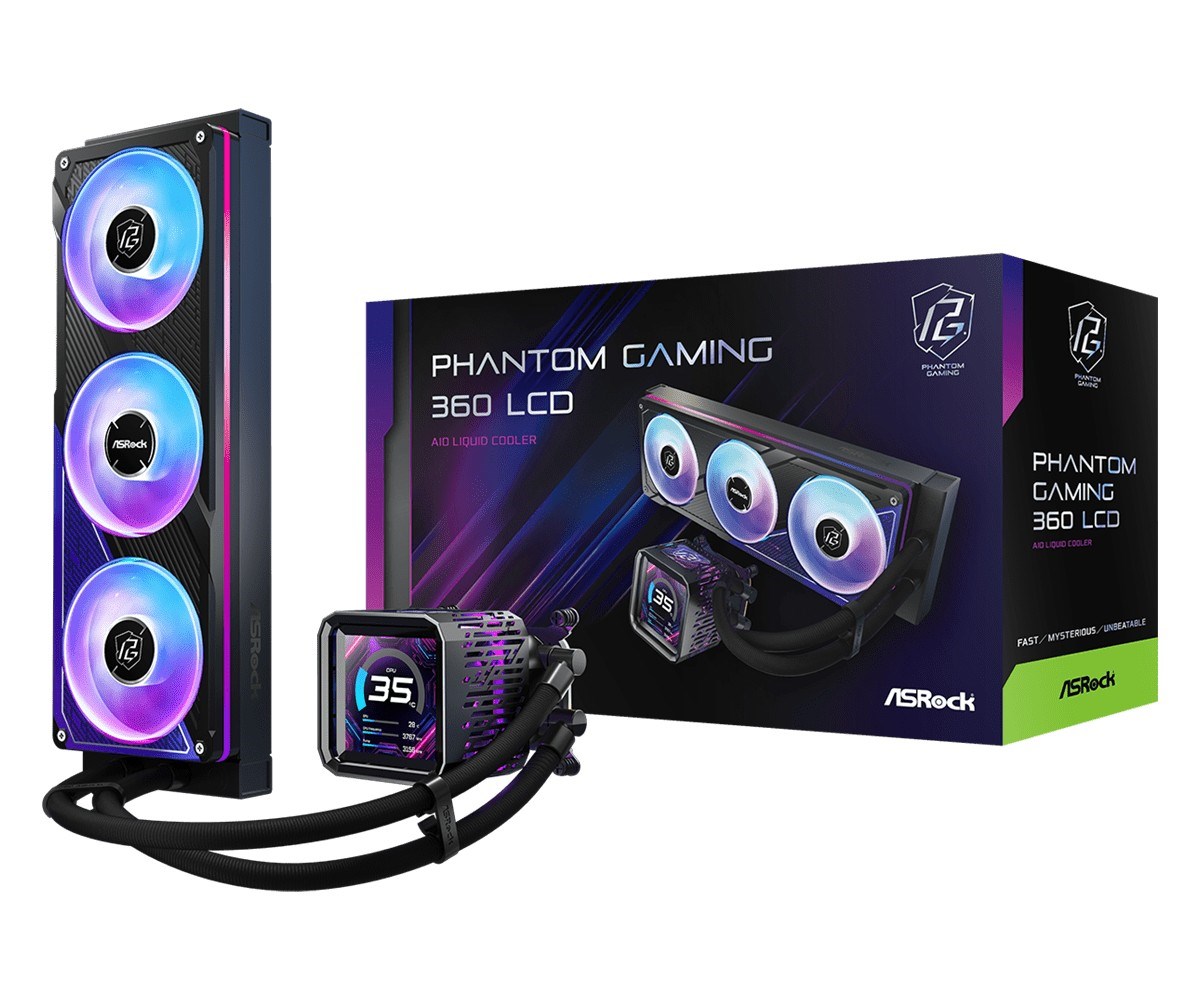 Chłodzenie ASRock Phantom Gaming 360 LCD