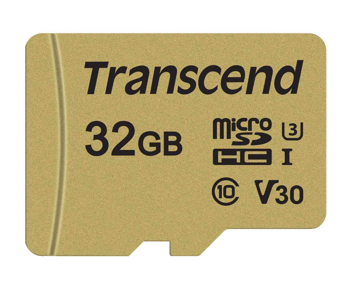 TRANSCEND TS32GUSD500S Transcend karta pamięci Micro SDHC 32GB Class 10 ( 95MB/s ) + adapter