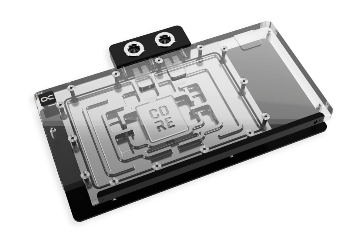 Blok wodny Alphacool Core Geforce RTX 5090 ROG Astral GPU, ARGB, z płytą tylną - akryl