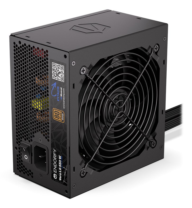 ENDORFY Vero L6 moduł zasilaczy 550 W 24-pin ATX ATX Czarny