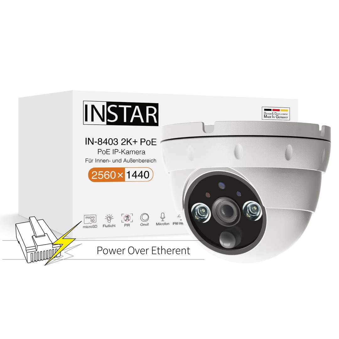 INSTAR IN-8403 2K+ PoE Weiß