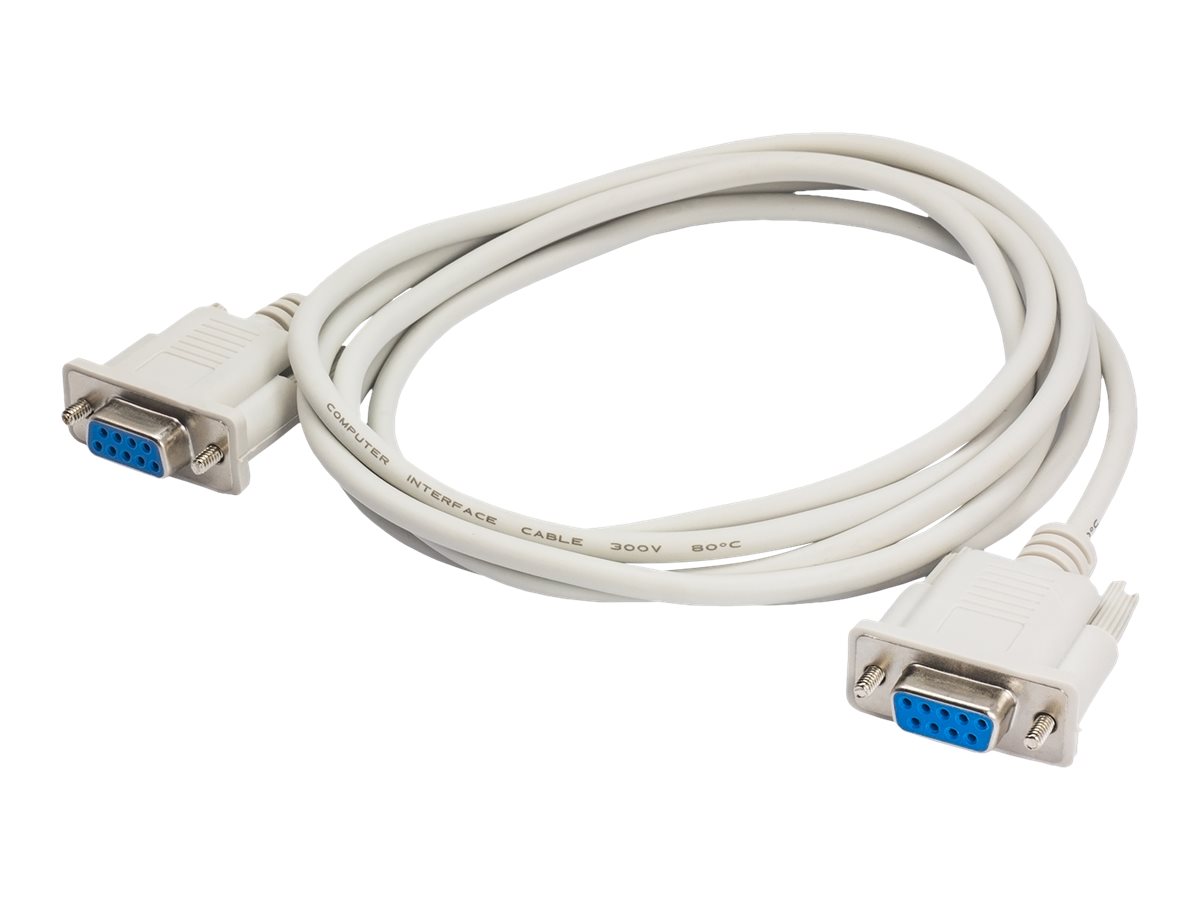 AKYGA Kabel RS-232 AK-CO-04 D-Sub f / D-Sub f ver. 9 pin nieskrosowany 2m