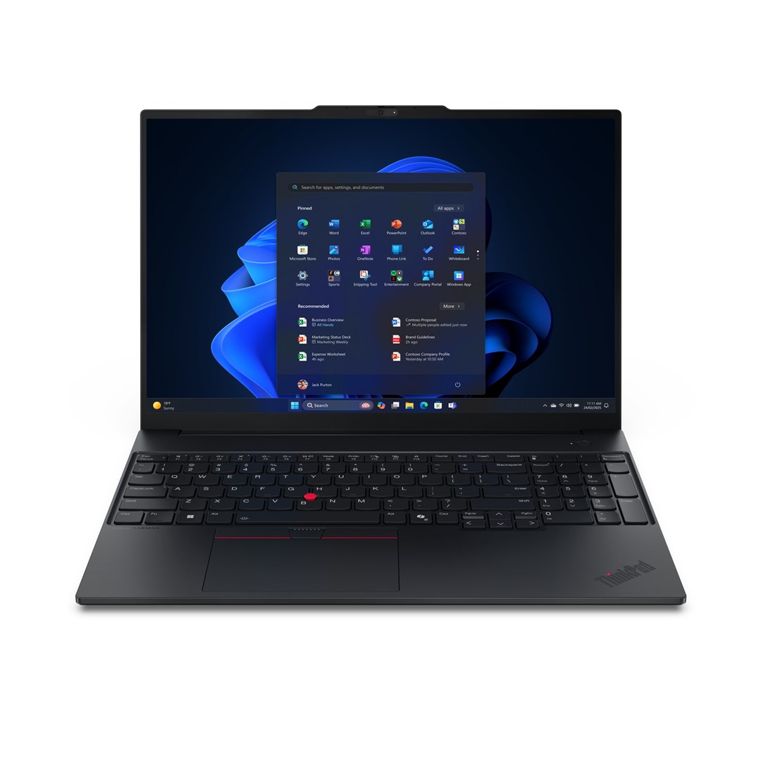 Lenovo ThinkPad E16 G3 Ultra 5 226V 16"WUXGA IPS 300nits 60Hz AG 16GB LPDDR5X-8533 SSD512 Intel Arc 130V Cam 1080p 64Wh W11Pro Black 1Y