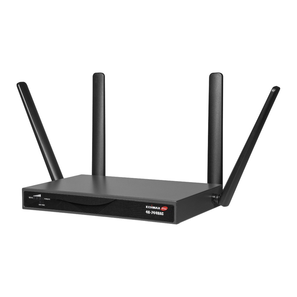 Edimax 4G-7449AC router bezprzewodowy Dual-band (2.4 GHz/5 GHz) Czarny