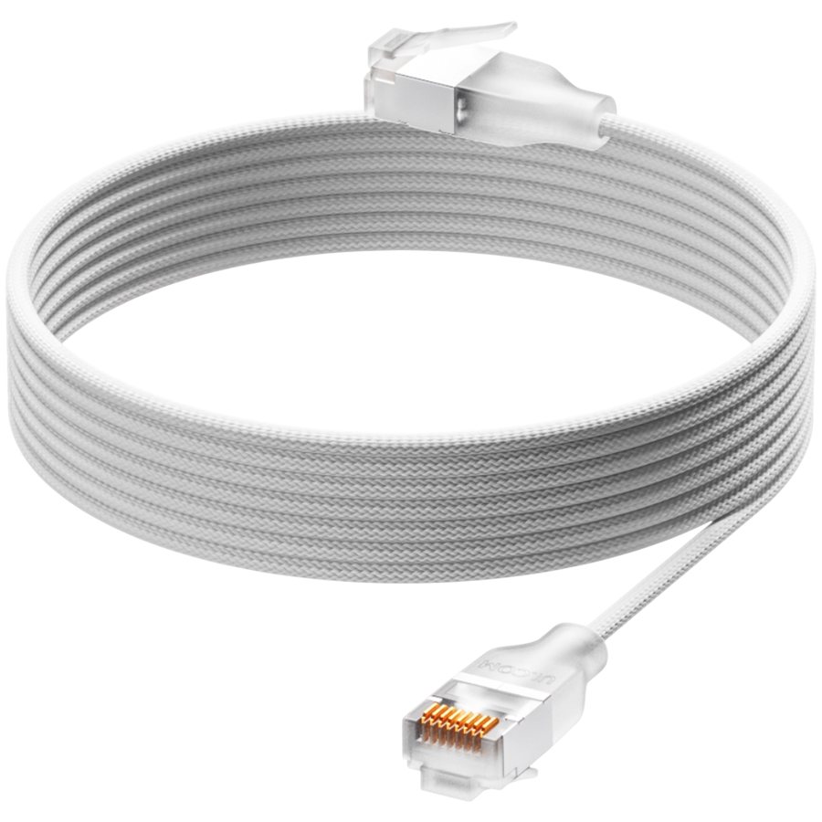 Ubiquiti UniFi Premium Patch Cable 2m CAT6A White 2m UniFi Etherlighting Patch Cable (max. 10 GbE)