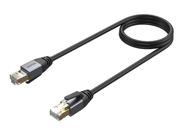 UNITEK C18149AGY03-2M Kabel sieciowy patchcord RJ45 kat.8 S/FTP 2m szary