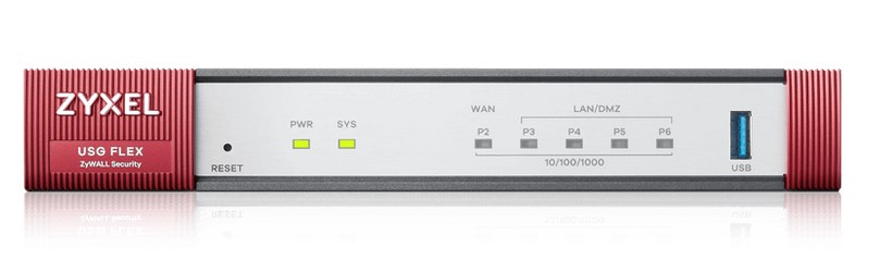 Firewall Zyxel USGFLEX50HP Entry bundle (+1 YR Entry Defense Pack) 5xWAN/LAN SPI Firewall: 2000 Mbps Max. IPSec VPN: 20 PoE