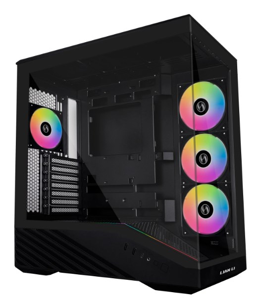 Obudowa Lian Li Vector V100 Midi Tower, ATX, RGB, Tempered Glass - Black