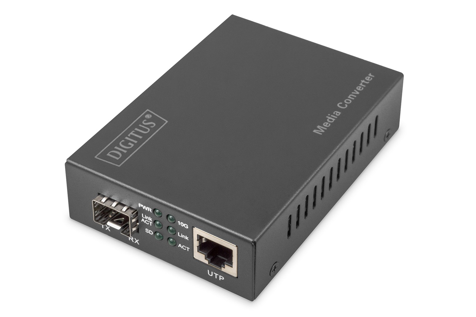 10 Gigabit Mediaconverter RJ45 / SFP wspiera 1G, 2.5G, 5G i 10G