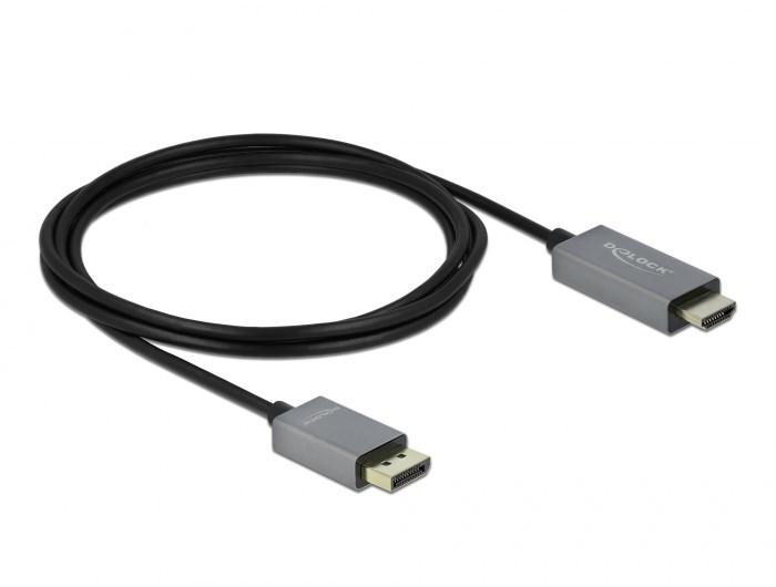 DeLOCK Aktywny DisplayPort 1.4 do kabla HDMI 4K 60 Hz (HDR), 2 m