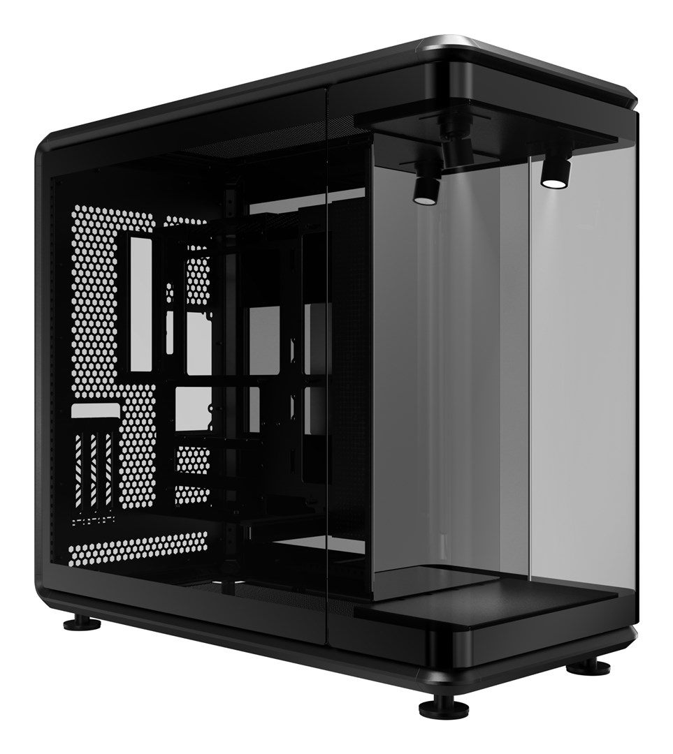 Cooler Master MasterFrame 360 PANORAMA Full Tower Czarny, Przezroczysty