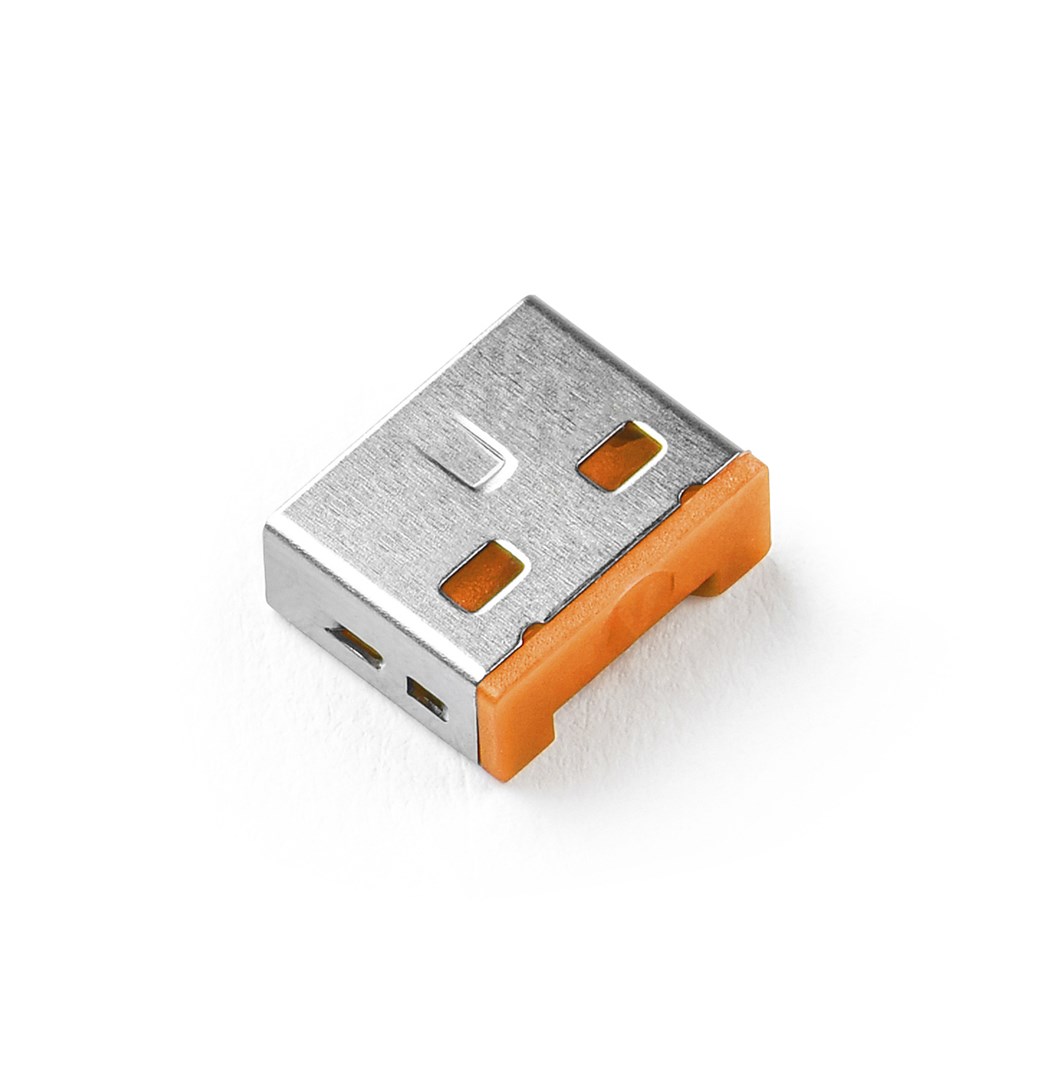 Smartkeeper UL03P2OR bloker portów Blokada portu USB Typu-A Pomarańczowy Plastik 100 szt.