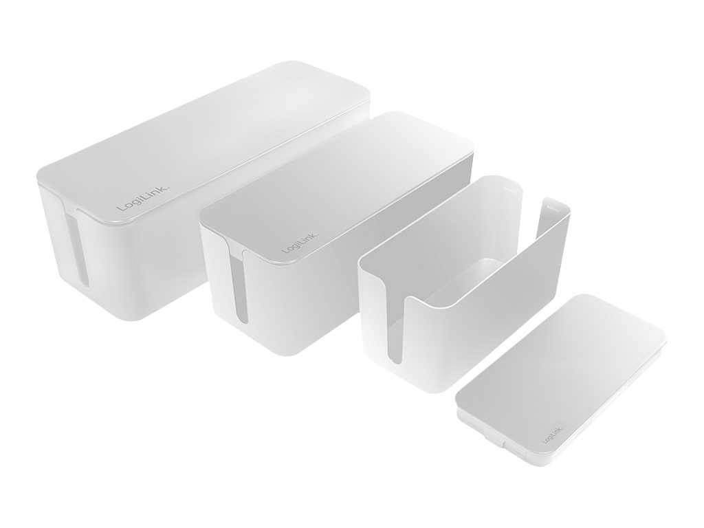 LOGILINK KAB0078 Cable box set 3 sizes white