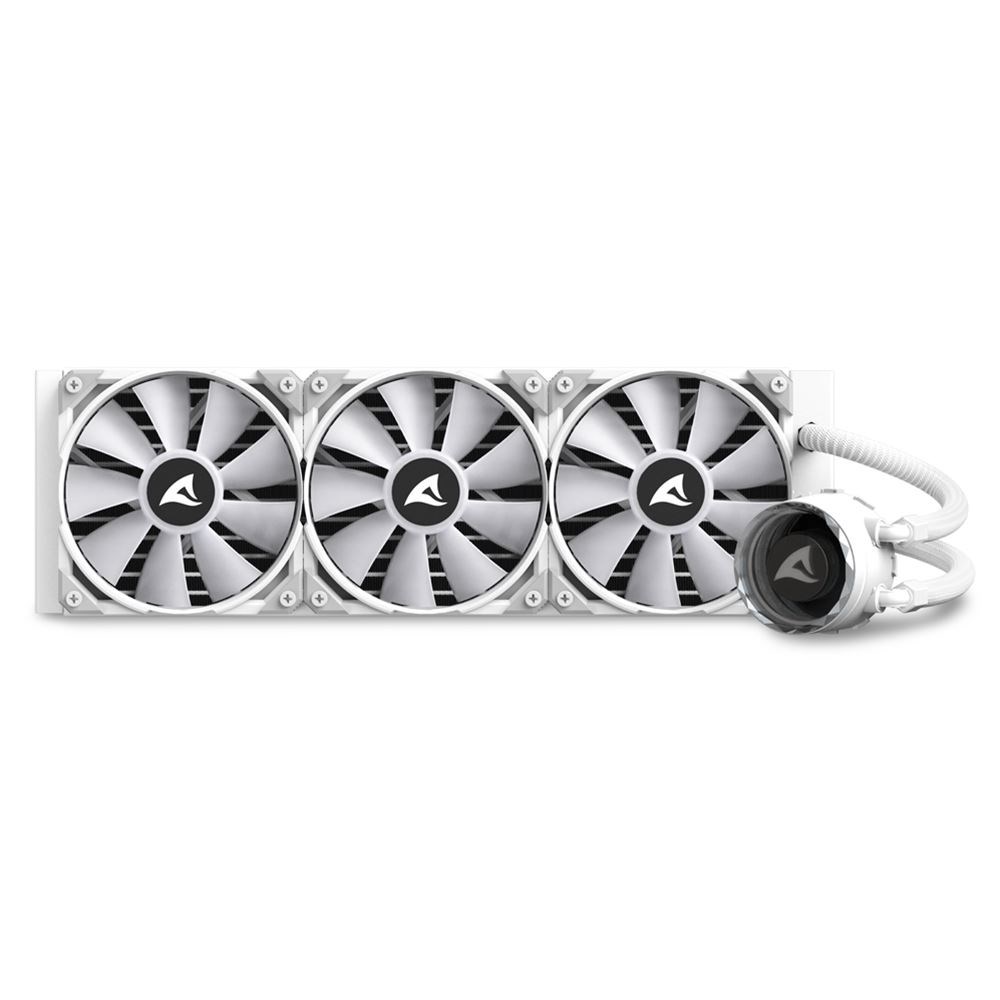 Sharkoon S90 Procesor Chłodnica cieczy all-in-one 12 cm Biały 1 szt.