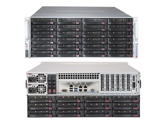 SUPERMICRO Chassis 4U SC847B LP SAS3 dual expander 10K fan 1200W PWS