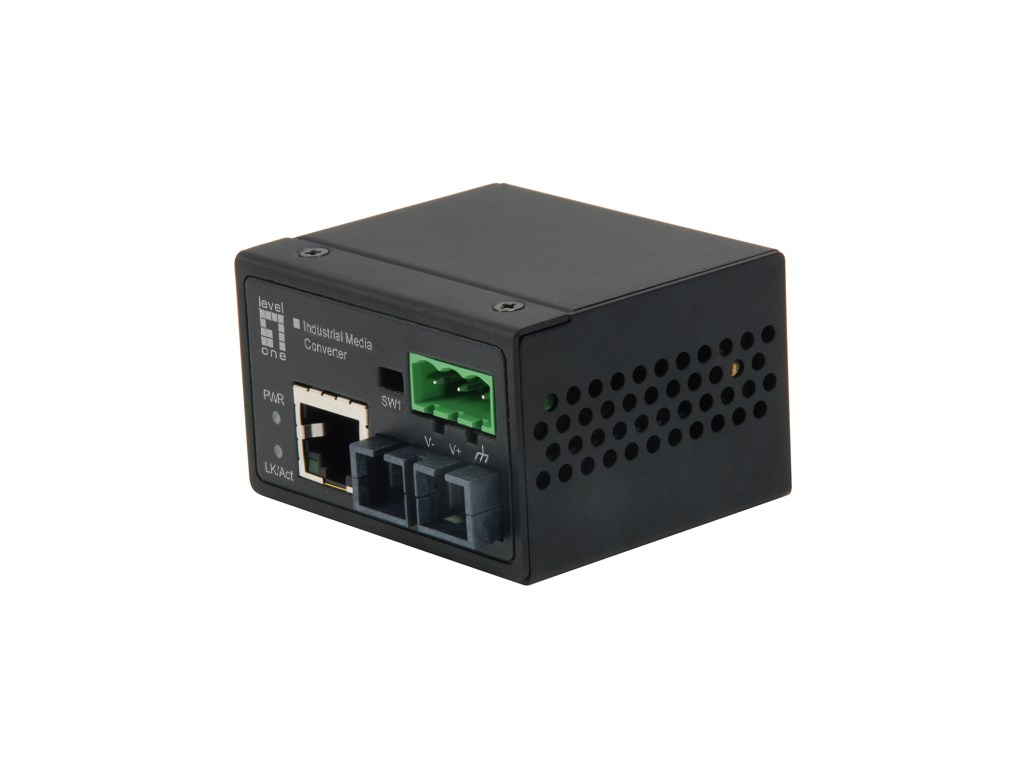 Konwerter RJ45 do SC 100Mbps MultiMode Industrial 1310nm 2km