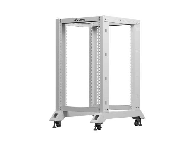 Szafa rack 19" 18U 600x800 szara Lanberg
