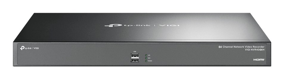 TP-Link VIGI NVR4064H Sieciowy Rejestrator Wideo (NVR) Czarny