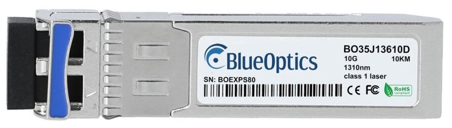 BlueOptics J9151E-BO moduł przekaźników sieciowych Swiatłowód 10000 Mbit/s SFP+ 1310 nm