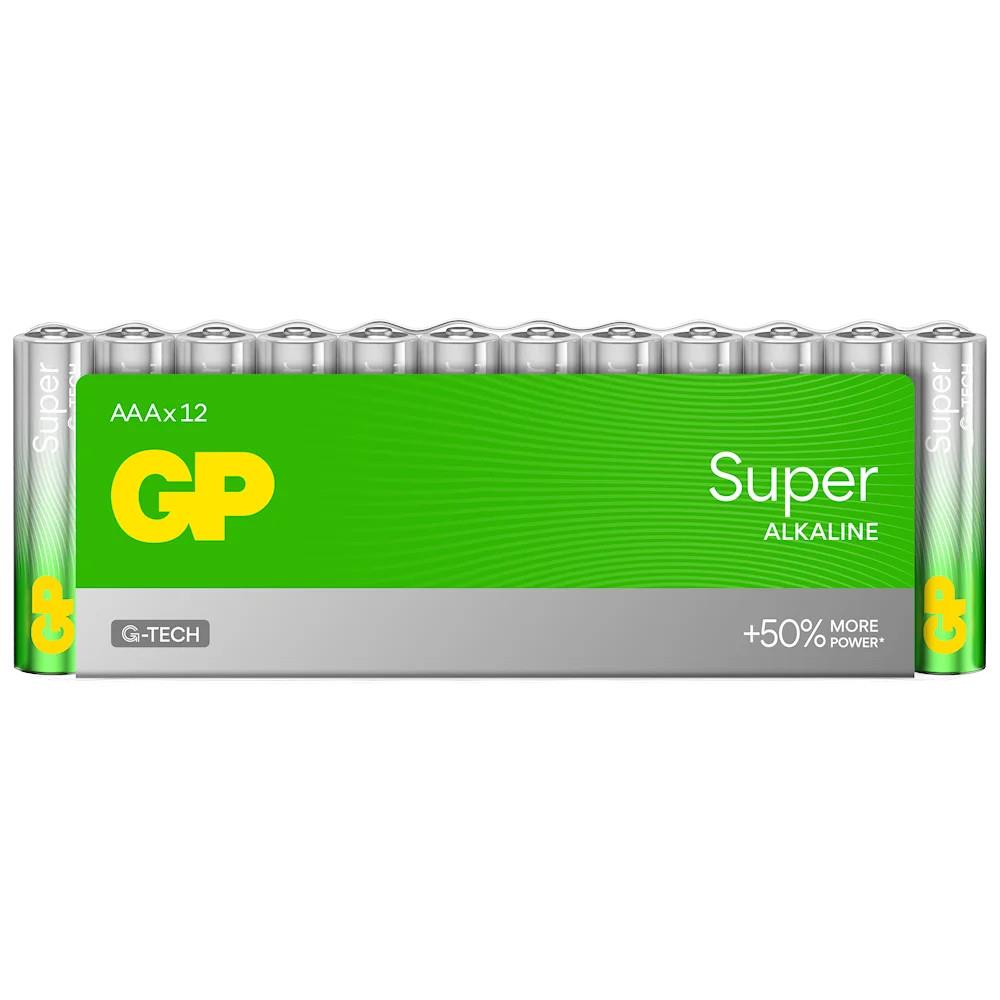 Baterie alkaliczne LR03/AAA super alkaline shrink 12szt.