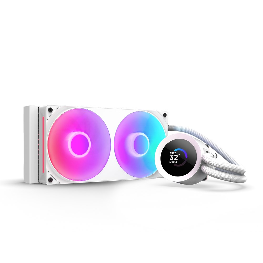 NZXT Kraken Plus RGB 240 Procesor Chłodnica cieczy all-in-one 12 cm Biały