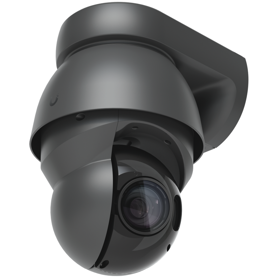 Ubiquiti Camera AI Pan-Tilt-Zoom 4K UVC-AI-PTZ-PRECISION-B Black Industrial-grade 4K PoE++ PTZ camera