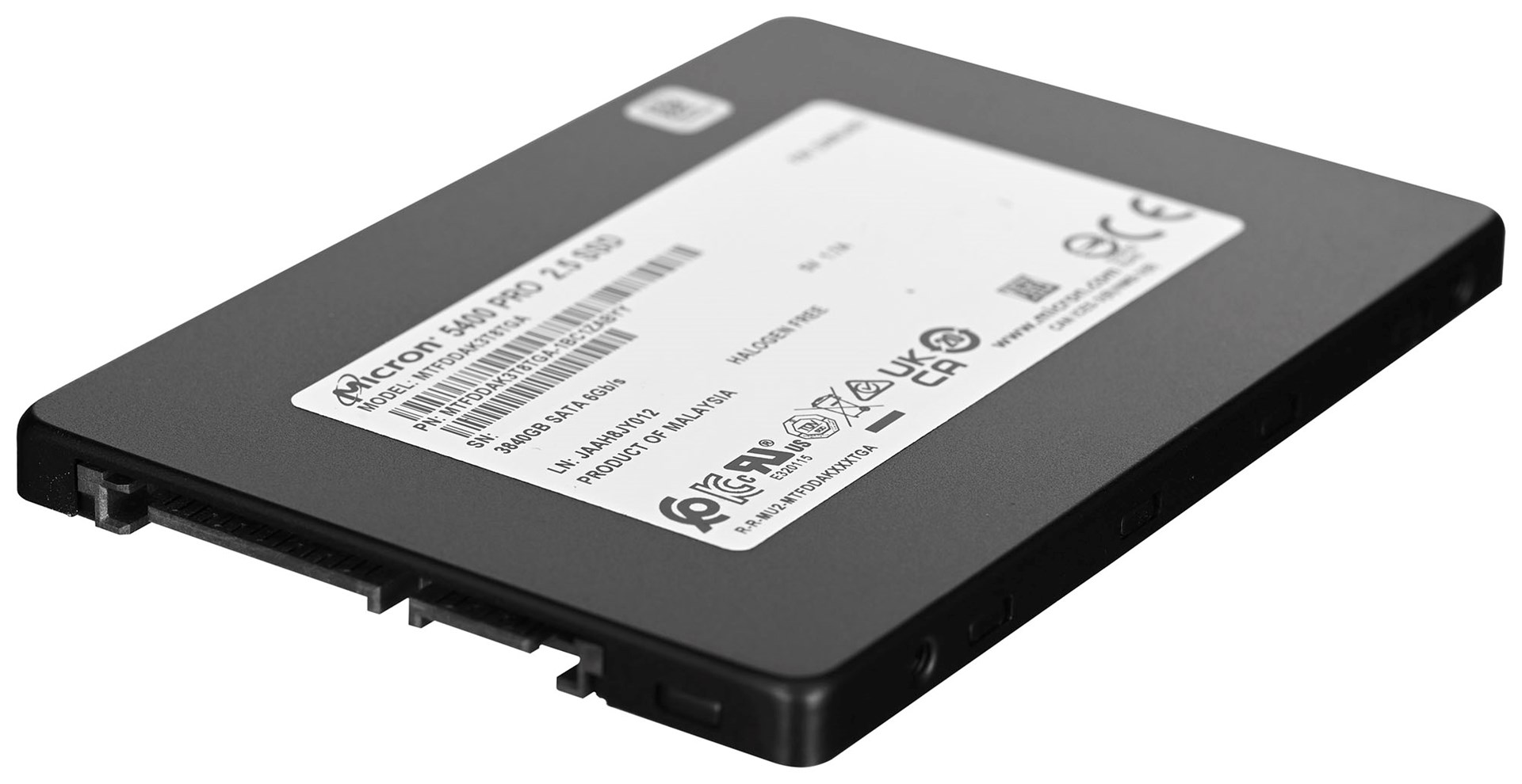 Dysk SSD Micron 5400 PRO 3.84TB SATA 2.5" MTFDDAK3T8TGA-1BC1ZABYYR (DWPD 1.5)