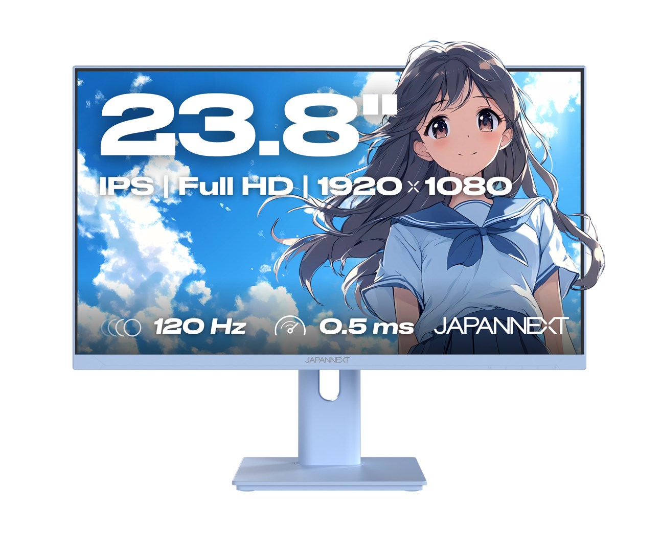 Monitor JAPANNEXT 60,5cm JN-I238FHD120F-HSP-BB 16:9 HDMI niebieski FHD