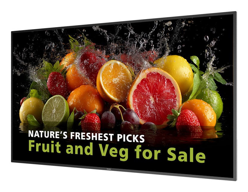 Philips 5000 series 65BDL5050D/00 signage display 165,1 cm (65") LCD Wi-Fi 600 cd/m2 Full HD Czarny Procesor wbudowany Android