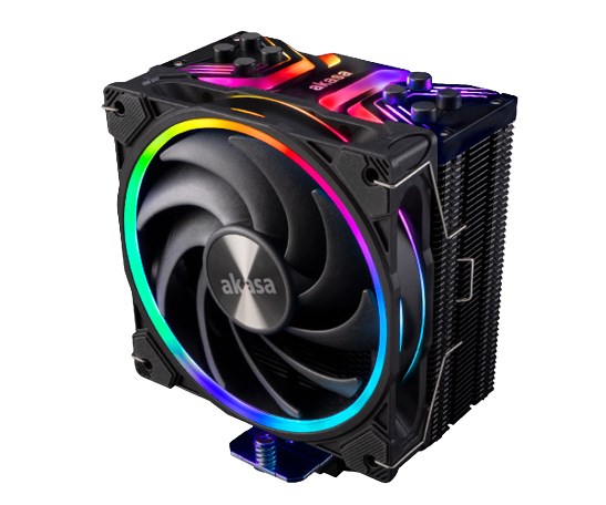 Akasa SOHO H4 plus CPU Kühler, ARGB - 120mm