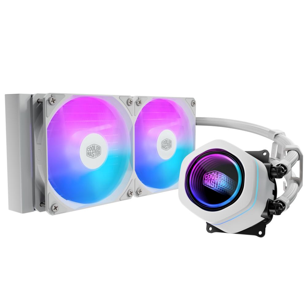 Cooler Master MLX-D24M-A18PW-RD ML Core Nex Digital 240 White ARGB, 2x 120mm, 650 ~ 1750 RPM