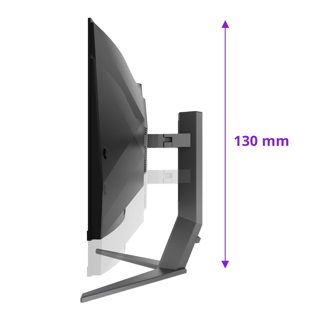 Monitor AOC AGON PRO AG346UCD 86,4cm 34" 3440x1440px Wide Quad HD QD-OLED Czarny, Szary