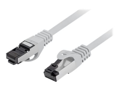 Patchcord kat.8.1 S/FTP CU 3m fluke passed szary