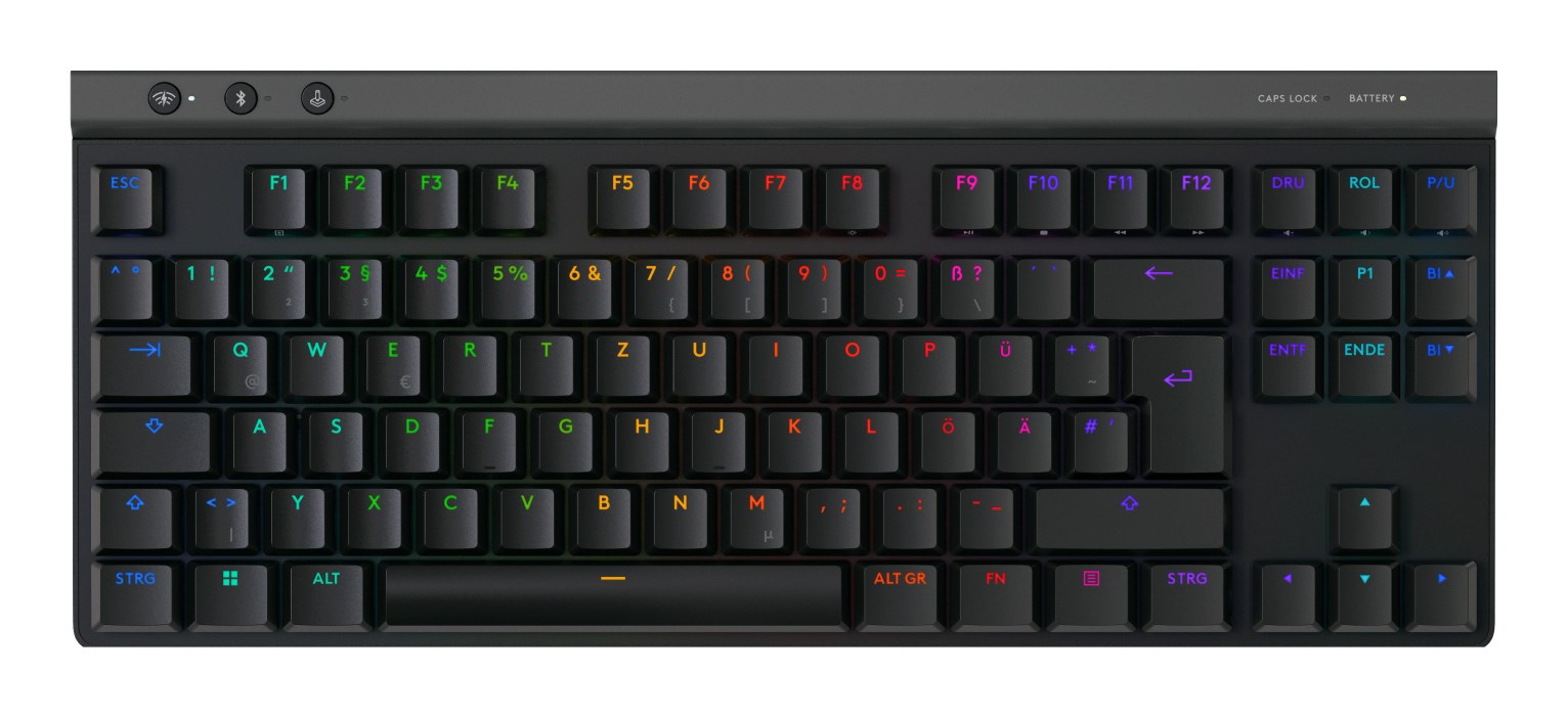 Logitech G515 klawiatura Gaming RF Wireless + Bluetooth QWERTZ Czeski Czarny