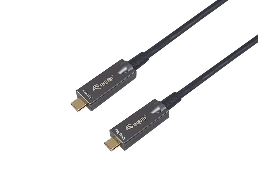 Equip 119469 kabel USB USB 3.2 Gen 2 (3.1 Gen 2) 15 m USB C 10 Gbit/s 60 W Czarny