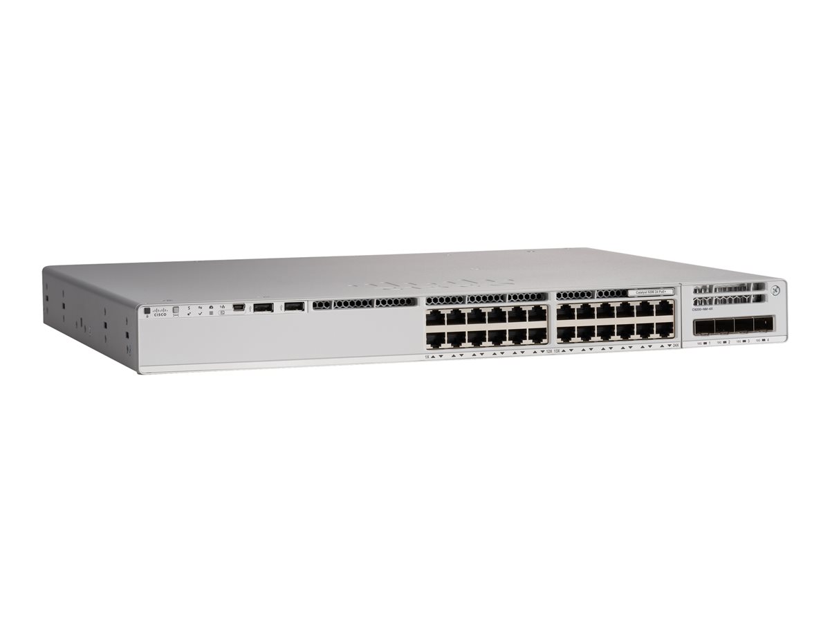 CISCO Catalyst 9200L 24-port data-only 4x10G Network Essentials Remanufactured - Wymagane licencje DNA
