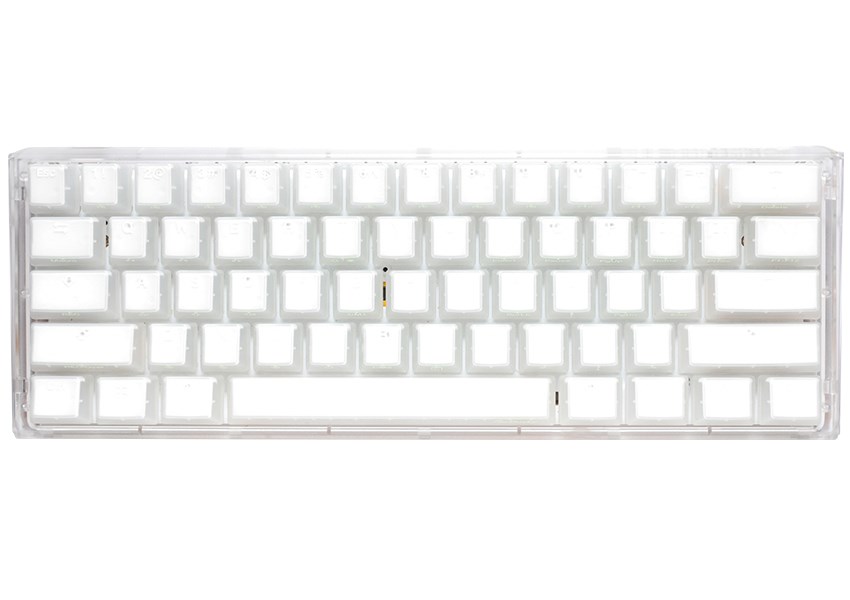 Klawiatura gamingowa Ducky One 3 Aura MINI Biała, RGB LED - MX-Silent-Red